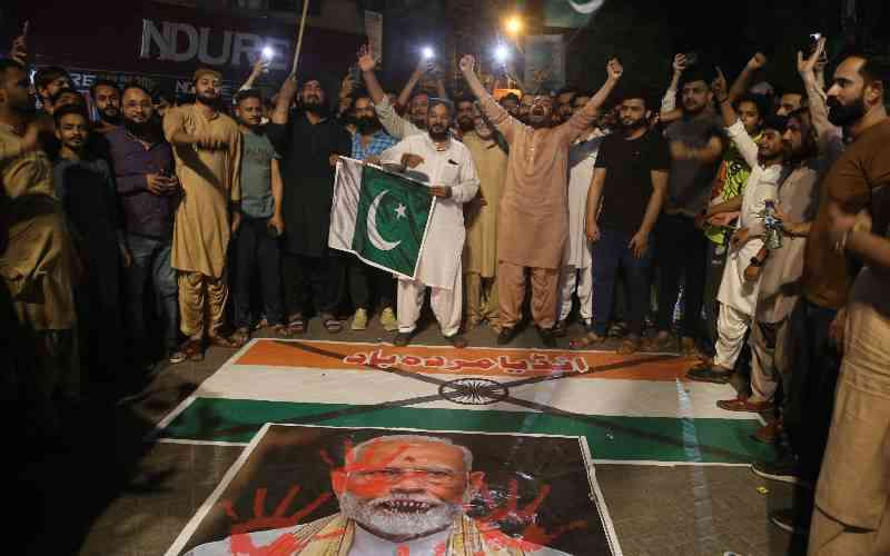 Pakistan and India accuse each other of waves of drone attacks