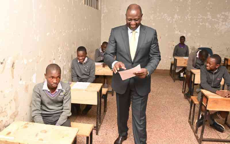 We'll ensure that exams are credible, Ruto says