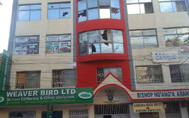 A night of terror as goons loot, vandalise business premises in Murang'a