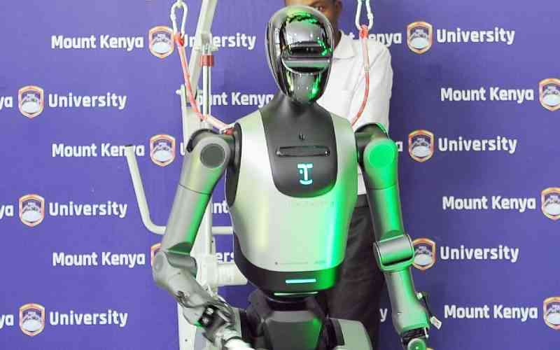 Humanoid robot arrives at Kenyan university as Africa joins global AI training race