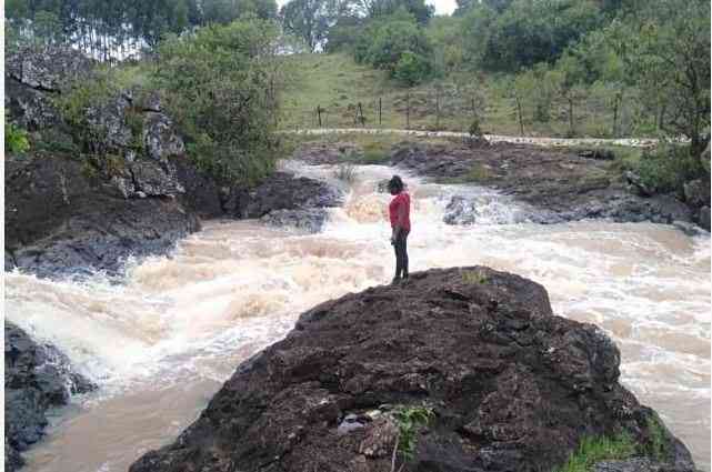 The breathtaking view of Chepkiit waterfalls in nandi