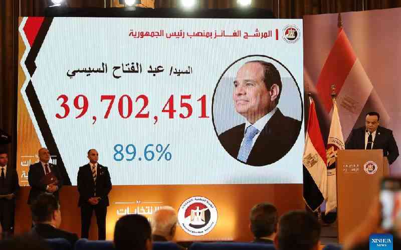 Egypt's Sisi wins presidential election with 89.6pc of vote