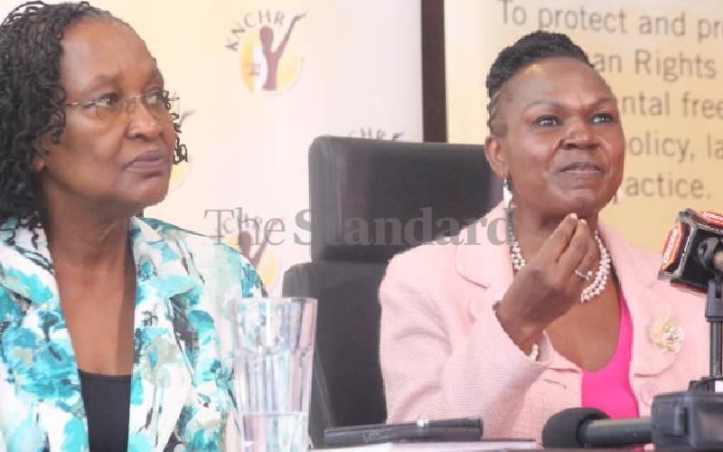 KNCHR calls out IG Koome for threatening protesting doctors