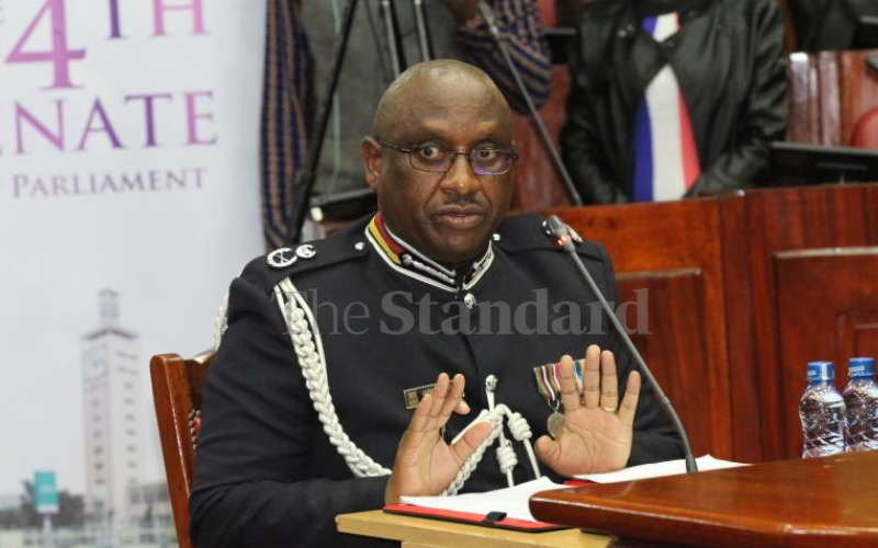 Koome admits graft rife in police, says officers don't like their uniform