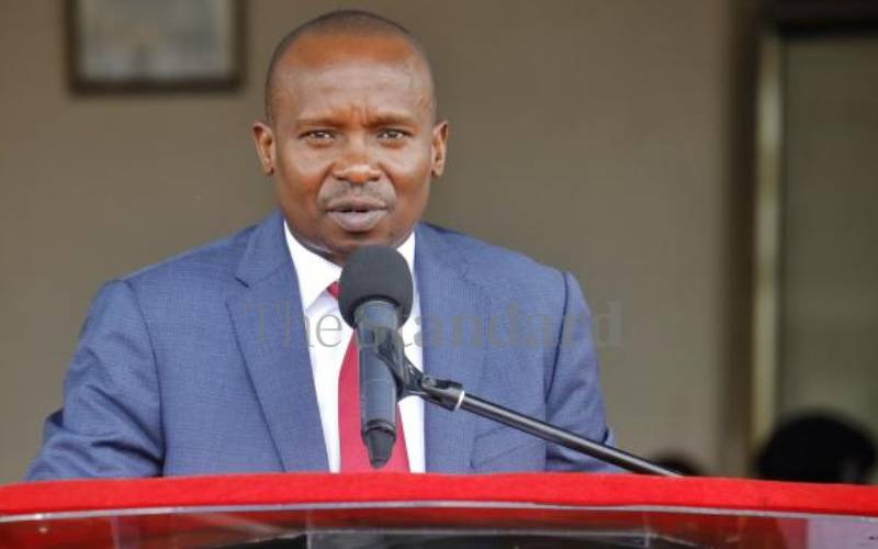 Kindiki defends officers, assures them of State protection