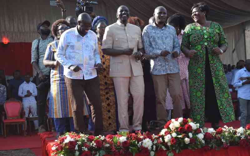 Ruto, Gachagua play political ...