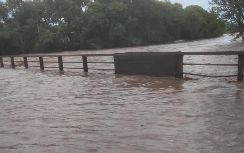 River Nyando breaks its banks escalating Kisumu flooding