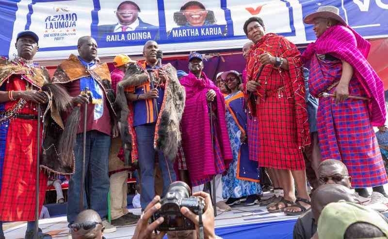 Maasai community endorse Raila in another 'Suswa declaration'