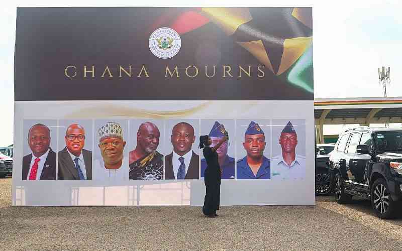 Bad weather to blame for Ghana's Aug 6 chopper crash