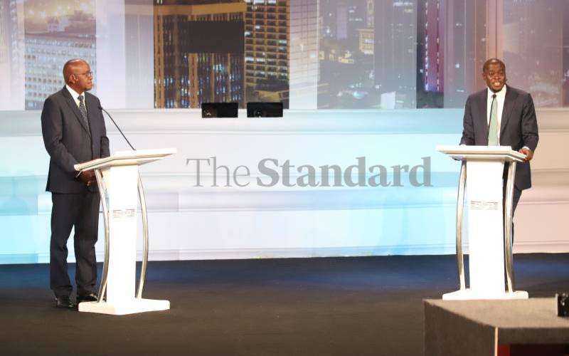 Sakaja, Igathe face off at the Nairobi debate