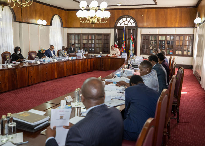 Cabinet Secretaries take on DP Ruto during Cabinet meeting