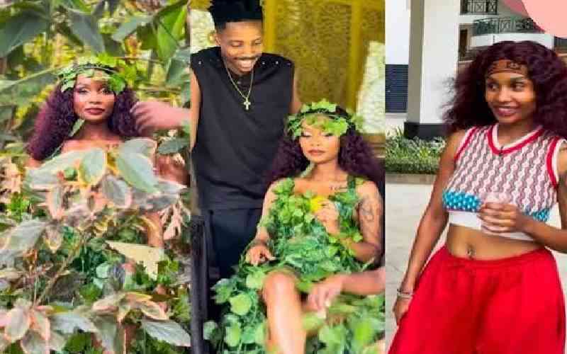Erick Omondi organises Georgina Njenga's Haloween photoshoot