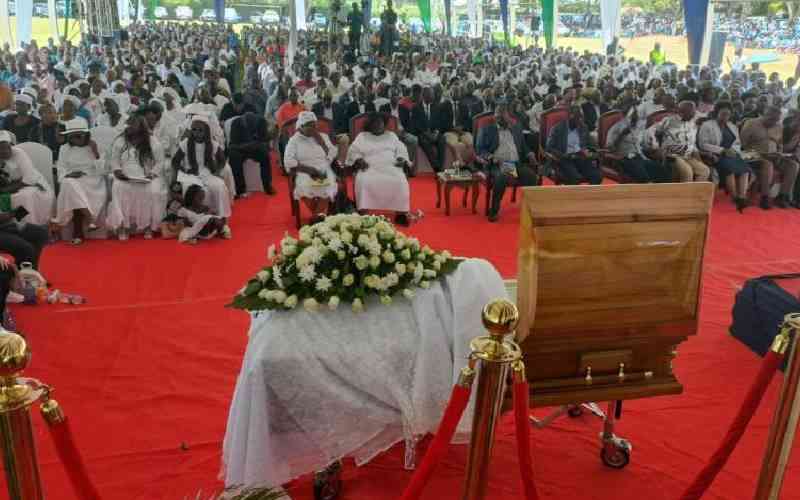 Mourners pay glowing tributes to Chakava