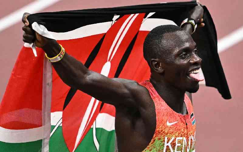 Emmanuel Wanyonyi wins men's world 800m gold