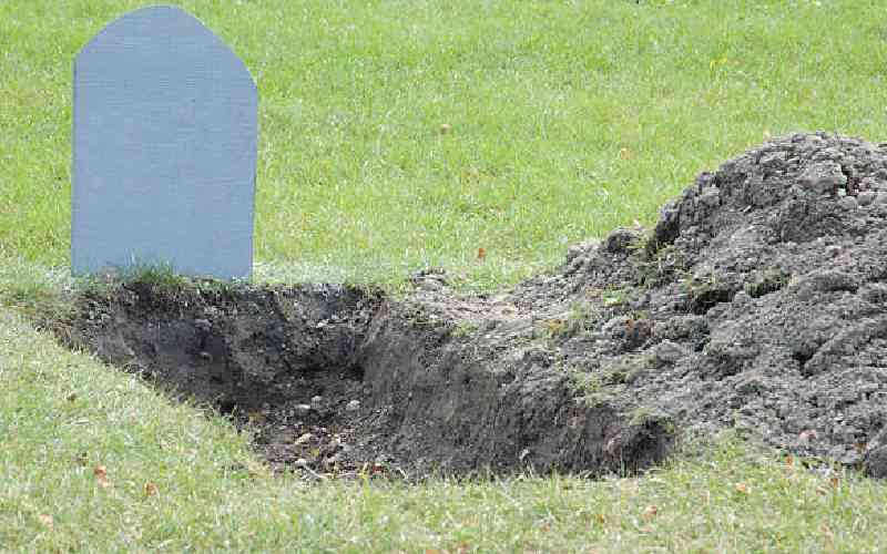 Mother, daughter caught dancing at a fresh gravesite