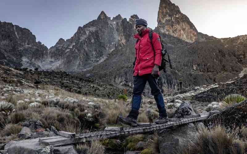 'It was beautiful': Mount Kenya's glaciers melting away