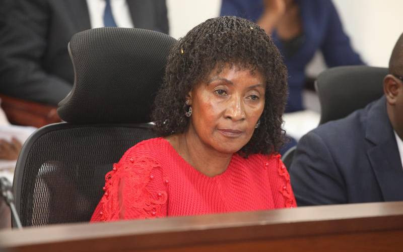 Nancy Macharia steps down from TSC after a decade