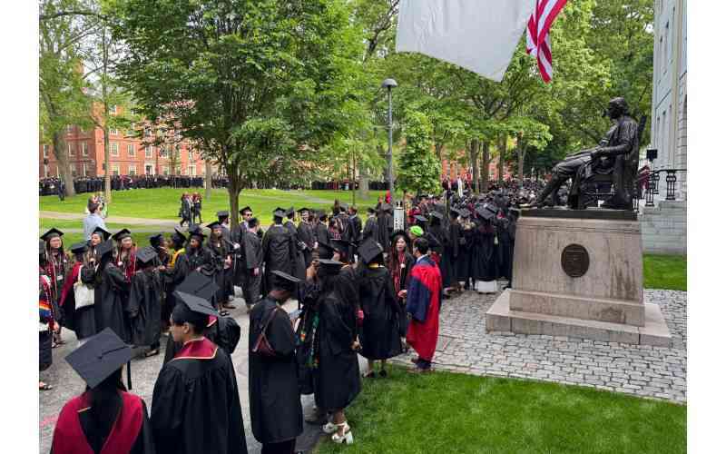 Harvard graduation overshadowed by Trump threats