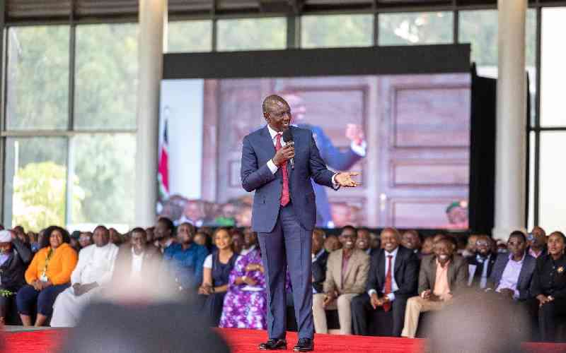 Ruto to ensure we catch up with Singapore? Another joke, please