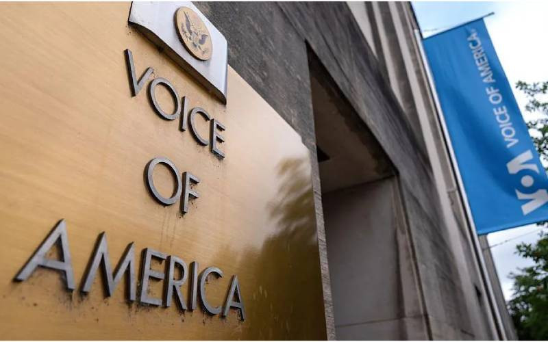 Hundreds of Voice of America reporters fired as Trump guts outlet
