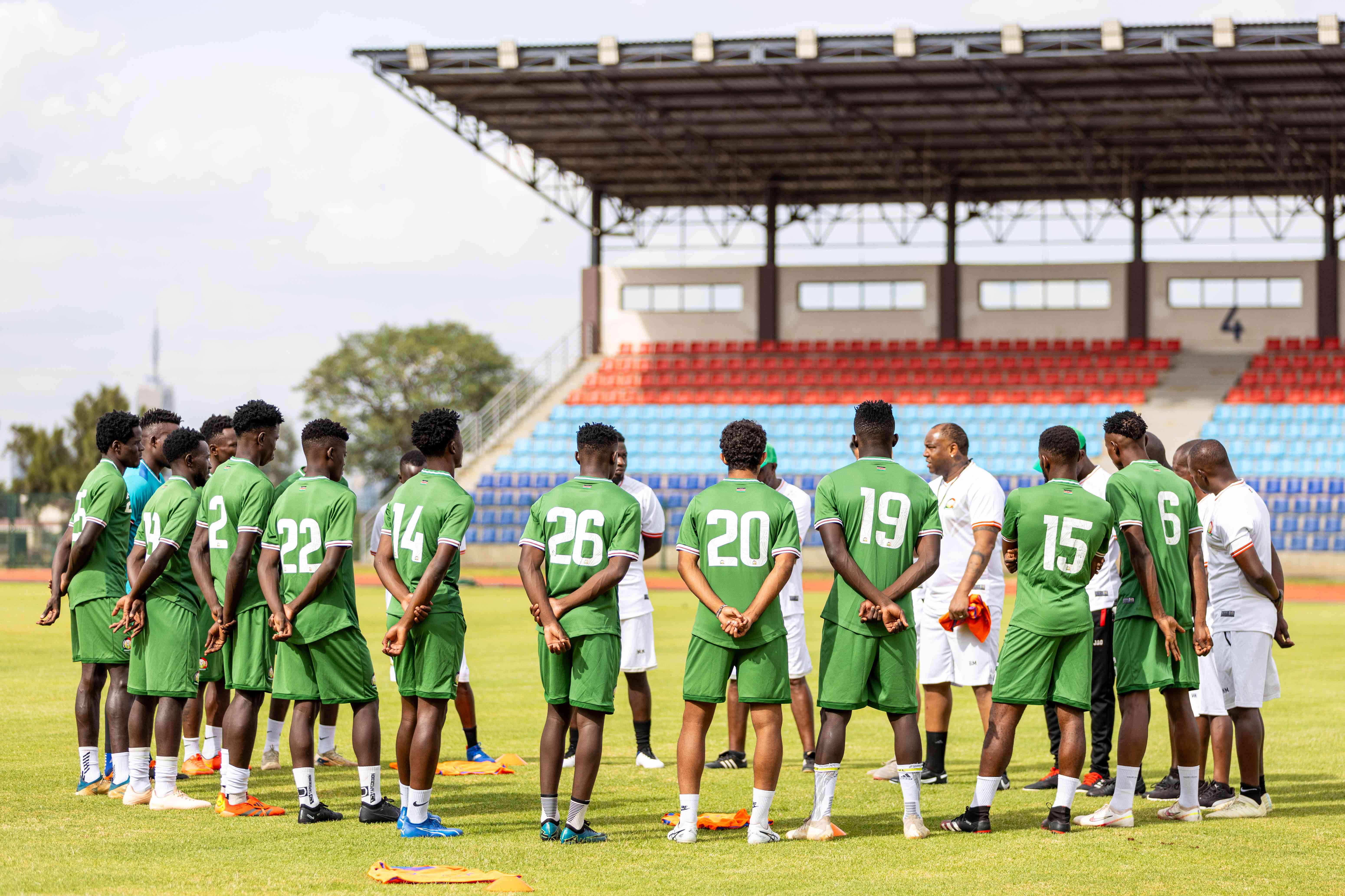 Benni McCarthy takes over first Harambee Stars training session