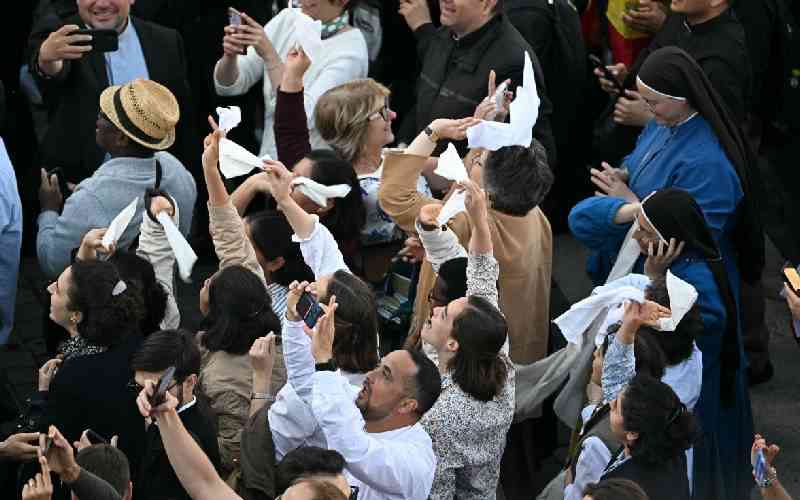 White smoke signals new pope elected