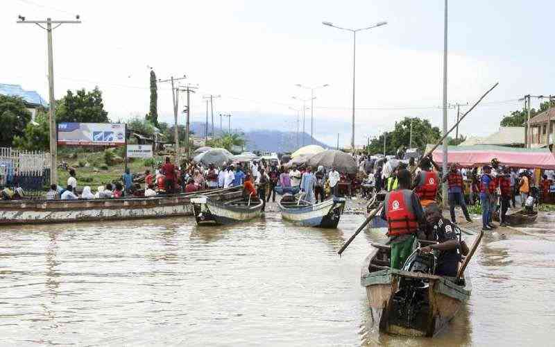 God's plan': Family flees amid catastrophic Nigeria floods