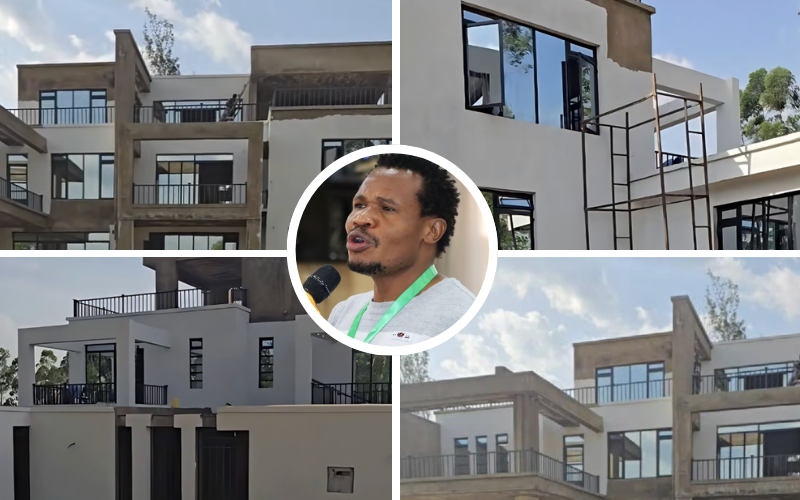 VIDEO: MP Salasya flaunts multi-million shilling rural mansion under construction