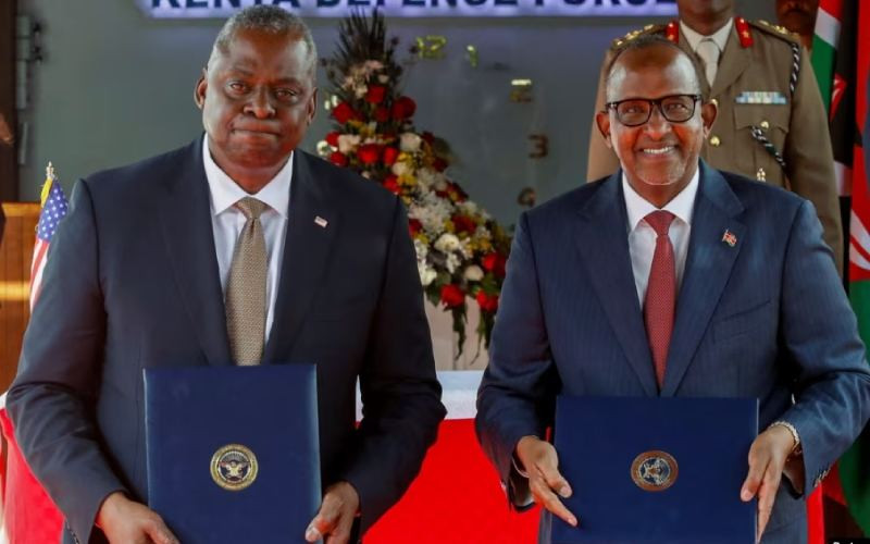 US, Kenya Sign Defense Agreement Ahead of Haiti Security Mission