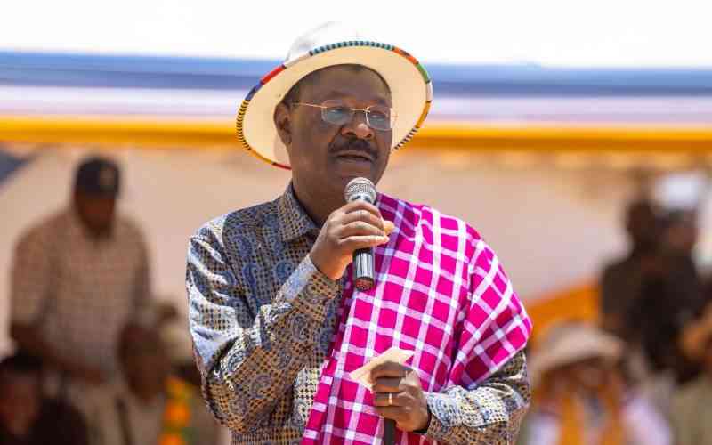 Wetang'ula urges Uhuru to embrace statesman role and help hold country together