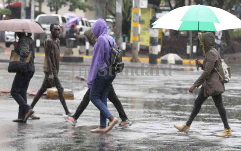 Photos: Rains pound Nairobi after months of dry spell