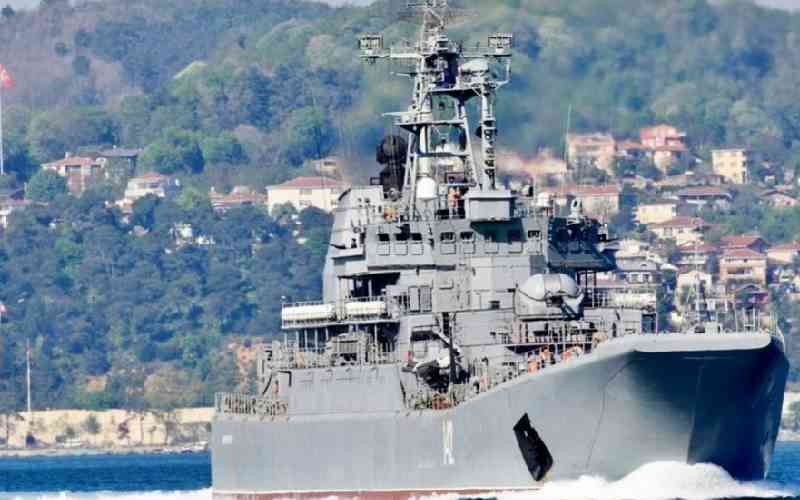 Ukraine strikes Russian ship in Crimea