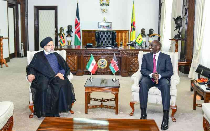 President Ruto hosts Iranian President Ebrahim Raisi