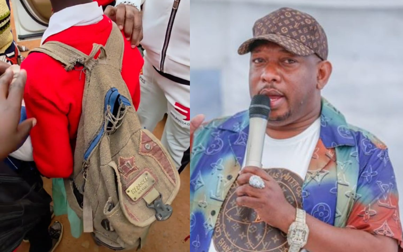 'Haki ya Mungu, life is hard': Mike Sonko moved to tears by schoolgirls in Ukambani