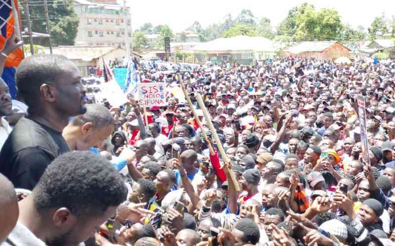 'State leaked our Kakamega flight details to goons', says Sifuna 