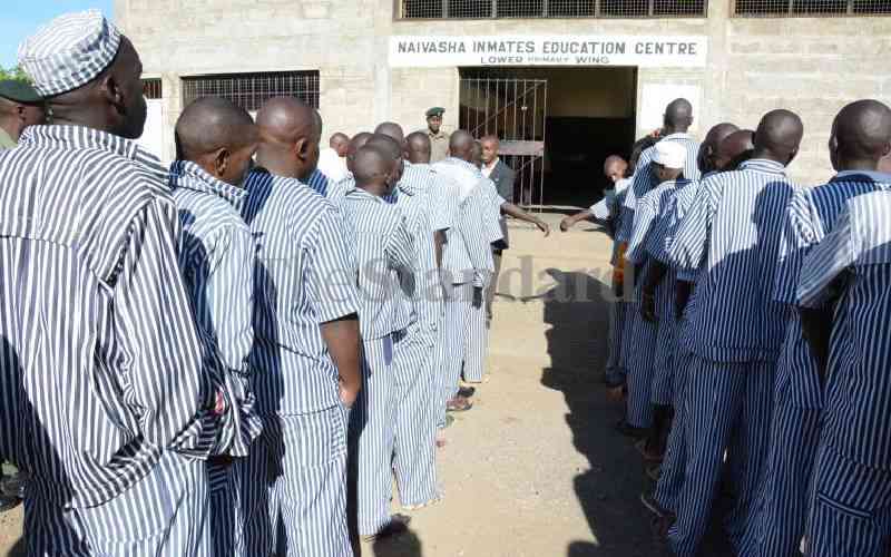 Inmates protest death of colleague at Naivasha GK prison