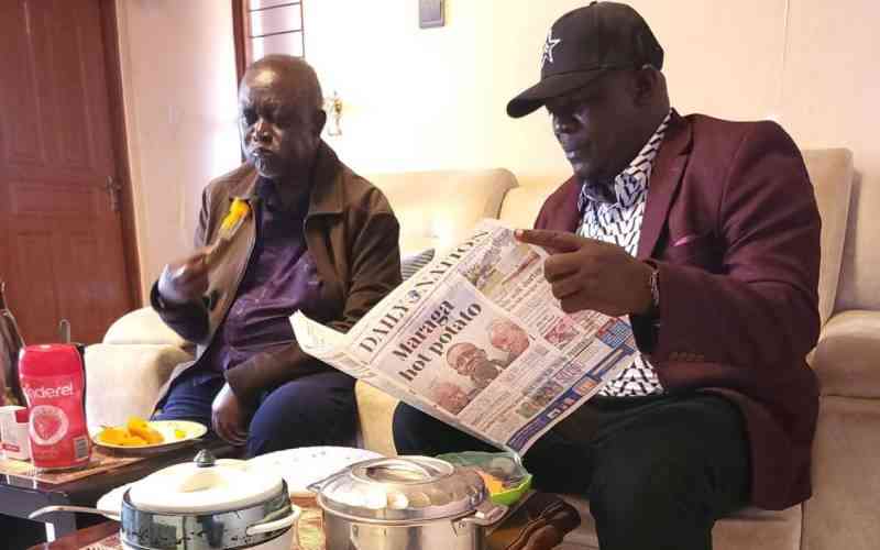 Oburu Oginga breaks silence on fresh hospital admission reports