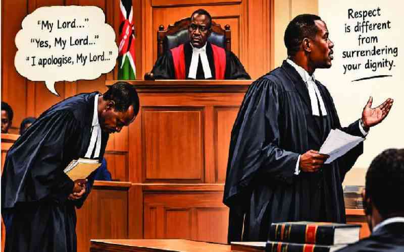 When the lawyers bow too low, justice suffers