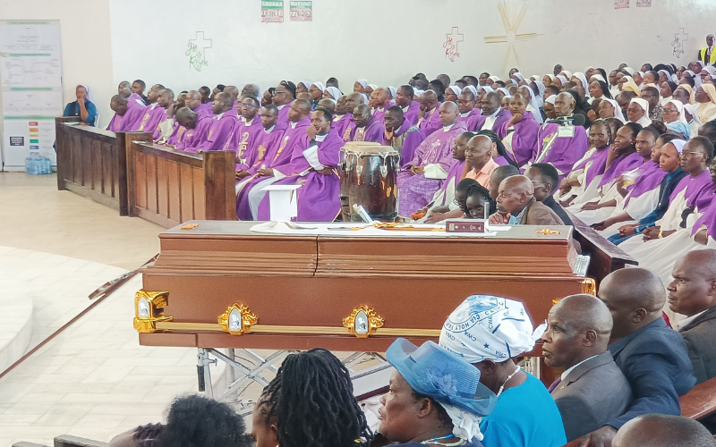 PHOTOS: Fr Alois Bett's requiem mass attended by hundreds of faithful, clergy
