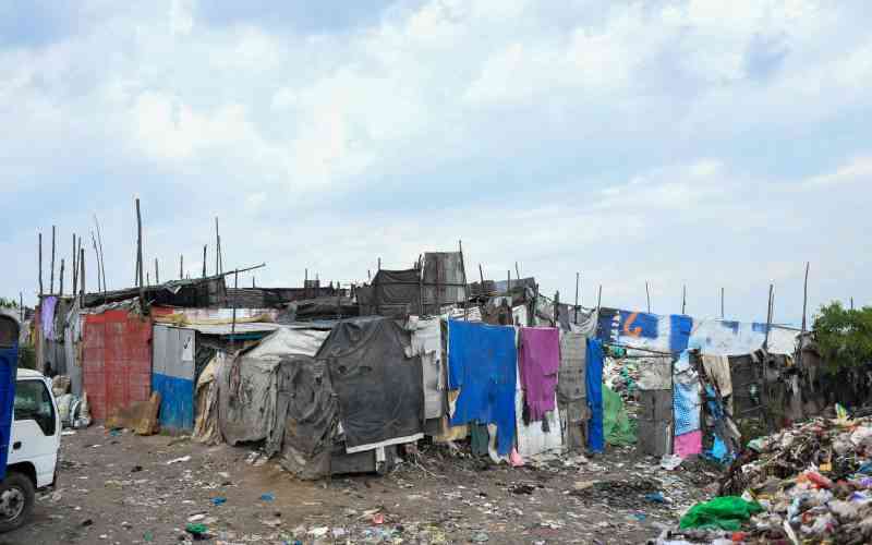 The culture of poverty; a visit to Rhoda slum