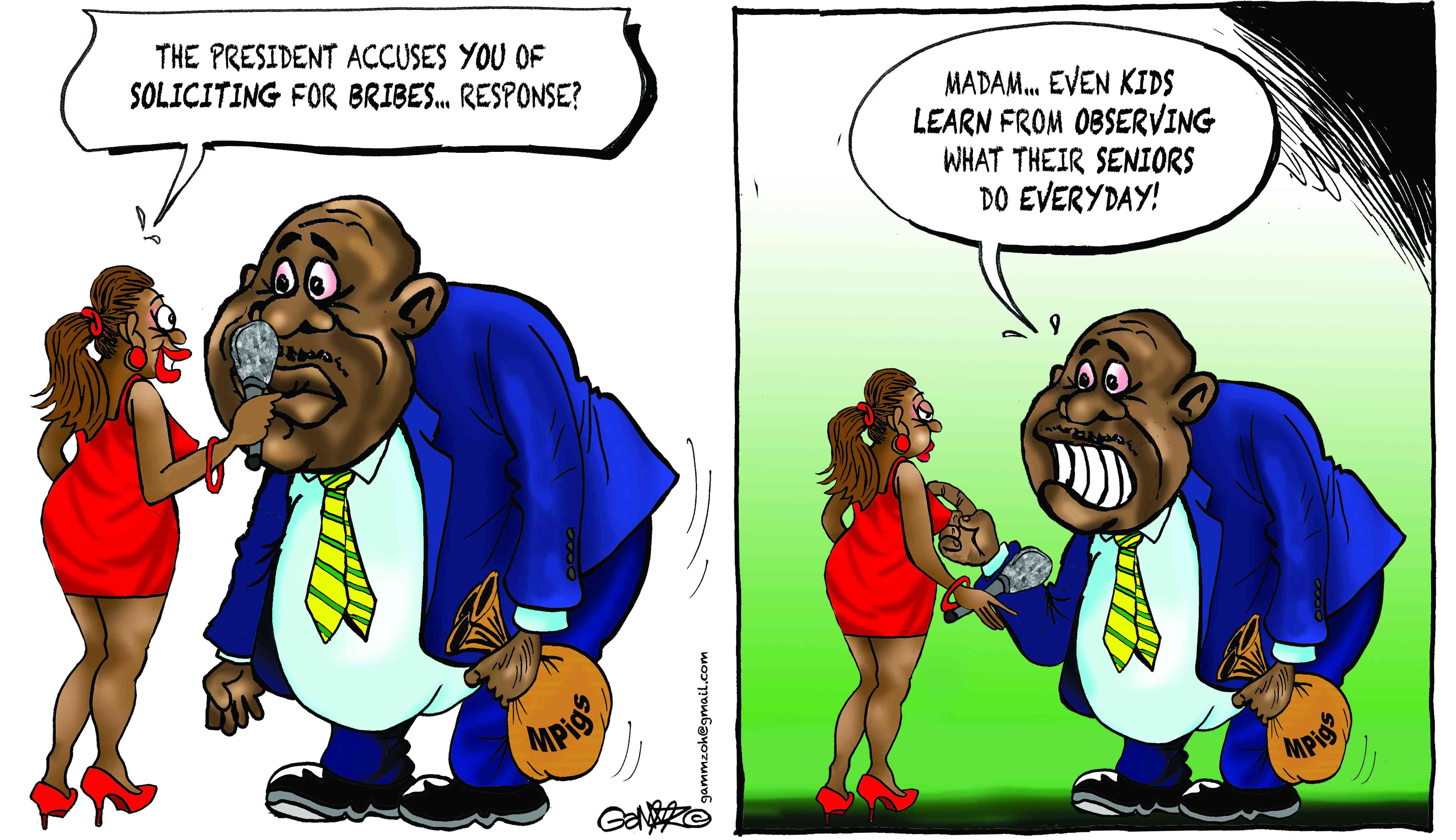 A fish rots from the head down...