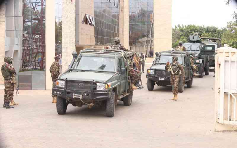 KDF to lead security operations during Christmas, New Year festivities