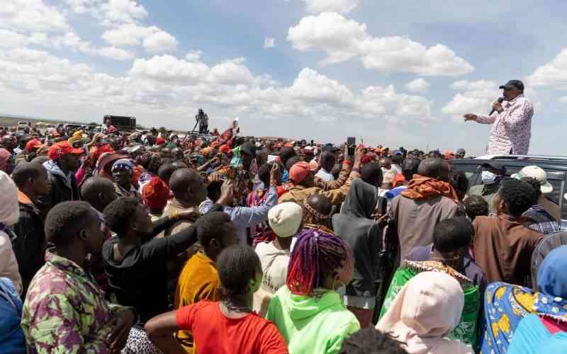 Scramble for Rift Valley's 5.4 million votes picks up as Uhuru enters fray