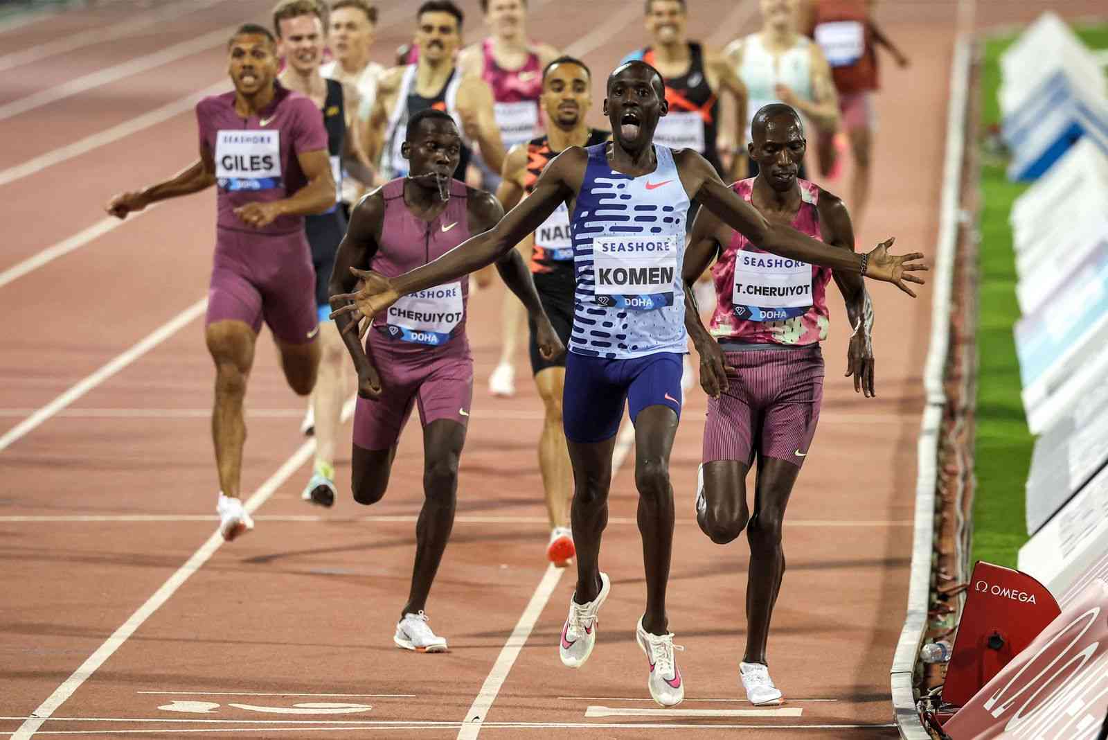 Komen stuns former World Champion Cheruiyot to win 1500m in Doha
