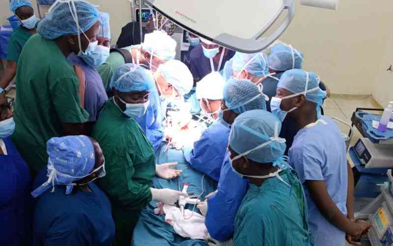 KNH surgeons remove 4kg liver tumor in landmark surgery