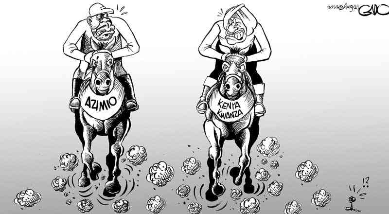 Neck to neck: Raila vs Ruto