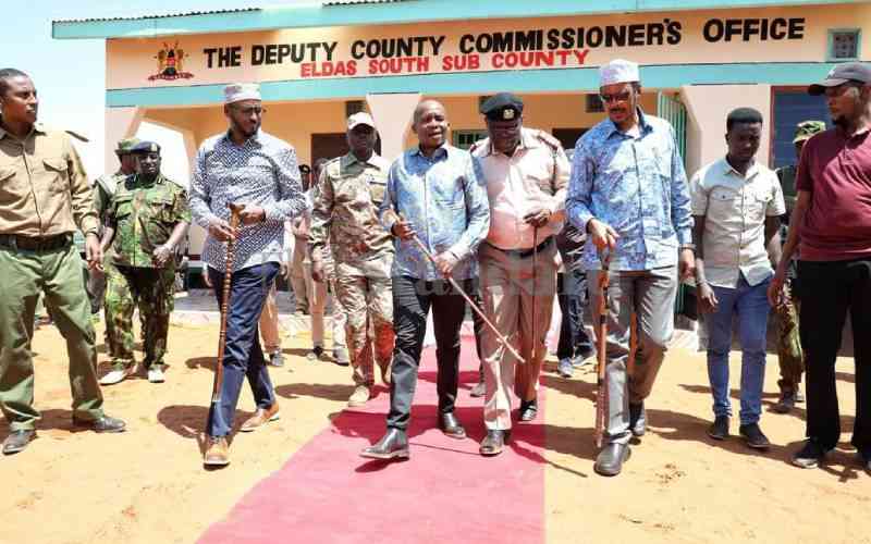 Boost as CS Kindiki commisions Eldas South sub-county in Wajir