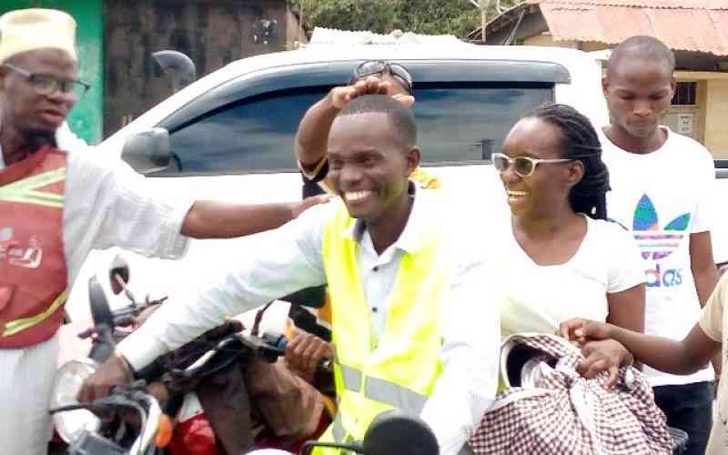 Boda boda man beat well-heeled rivals to ride his way to assembly