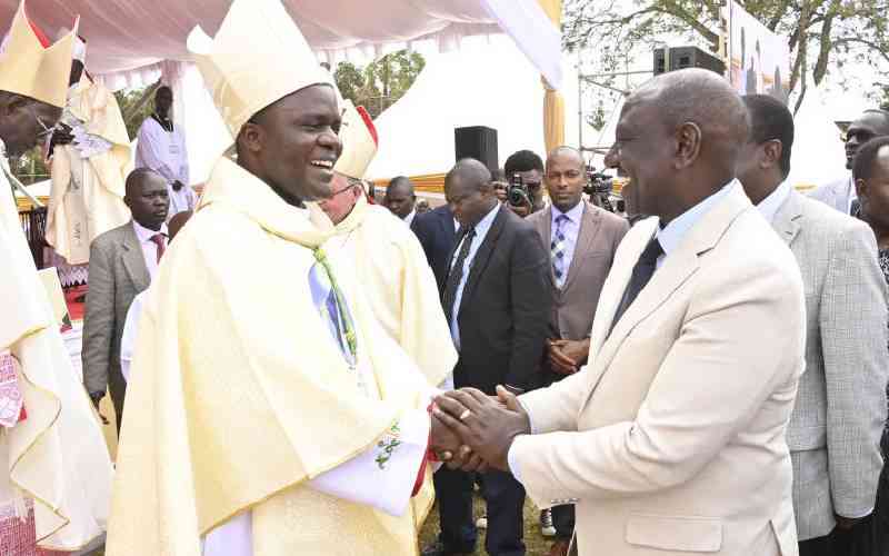 Ruto lauds cleric, Catholic Church for their roles in reducing conflict