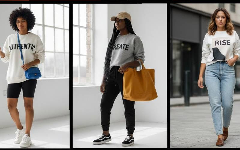 How to style slogan sweatshirts for every occasion